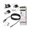 Camera endoscopica de inspectie, 2 in 1, pentru Android, PC, Micro USB, Camera HD, cu 6 LED-uri de iluminare, lungime 2M, negru