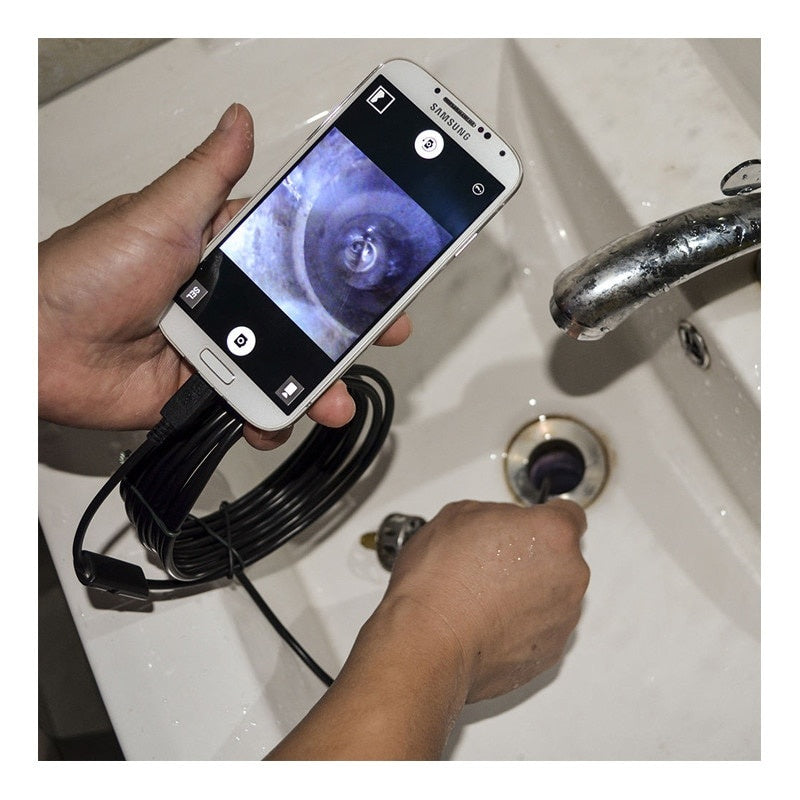 Camera endoscopica pentru telefon, 6 x LED, USB, 5 m