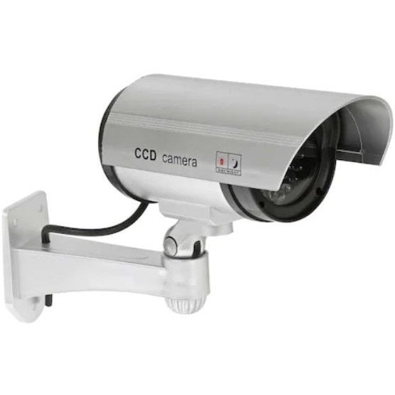 Camera FOXMAG24 de supraveghere falsa, pentru exterior, cu lumina LED rosu indicator
