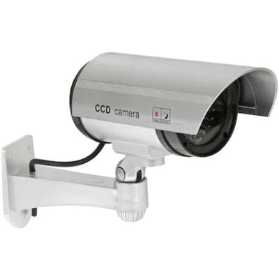 Camera FOXMAG24 de supraveghere falsa, pentru exterior, cu lumina LED rosu indicator