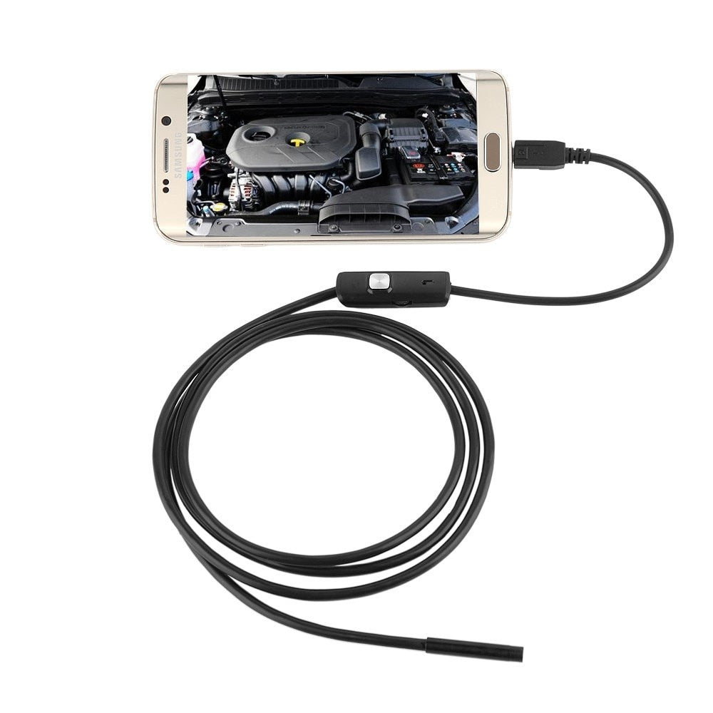 Camera inspectie ,endoscop, 5 m ,functie webcam ,6 led-uri , android, tableta sau pc