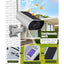 Camera inteligenta PRO, Panou solar, Acumulatori, Full HD 2MP, Wireless, iOS si Android, 4X Zoom, Microfon/ Difuzor, Waterproof IP66, Night Vision