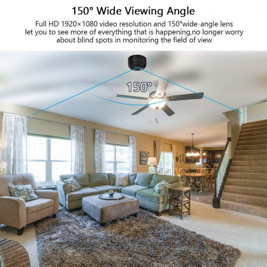 Camera Spion FOXMAG24®, 1080p, Audio-Video, Night Vision, Senzori de miscare