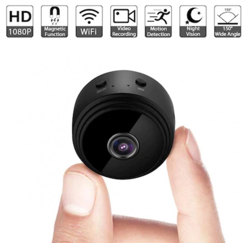 Camera Spion FOXMAG24®, 1080p, Audio-Video, Night Vision, Senzori de miscare