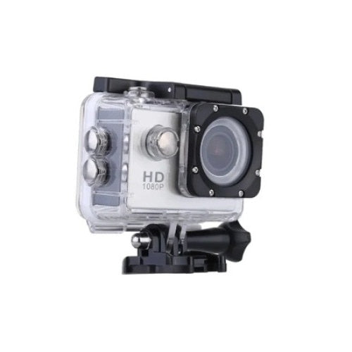 Camera Sport FOXMAG24 1080P Full HD, Rezistent la Apa 30m, USBM 2.0, HDMI, Slot Micro SD, Autonomie 70 min, 900 mAH, Alb