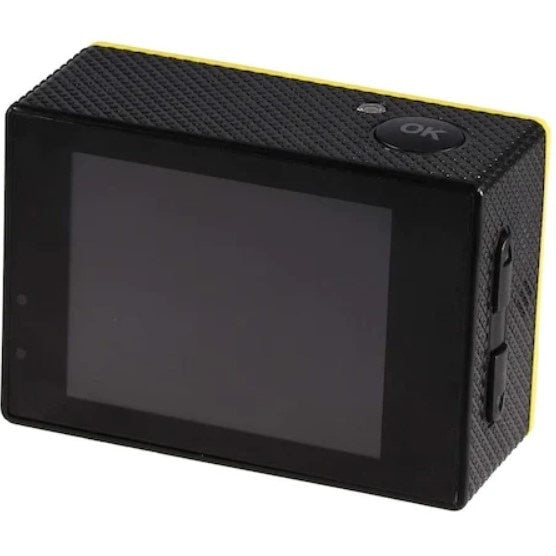 Camera Sport Waterproof FOXMAG24, HD 1080P, 2 inch, Autonomie 90 min, Galben