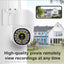 Camera supraveghere pentru exterior, cu microfon incorporat, audio bidirectional, night vision, rezistenta la apa si intemperii, din ABS, alb