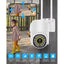 Camera supraveghere pentru exterior, cu microfon incorporat, audio bidirectional, night vision, rezistenta la apa si intemperii, din ABS, alb