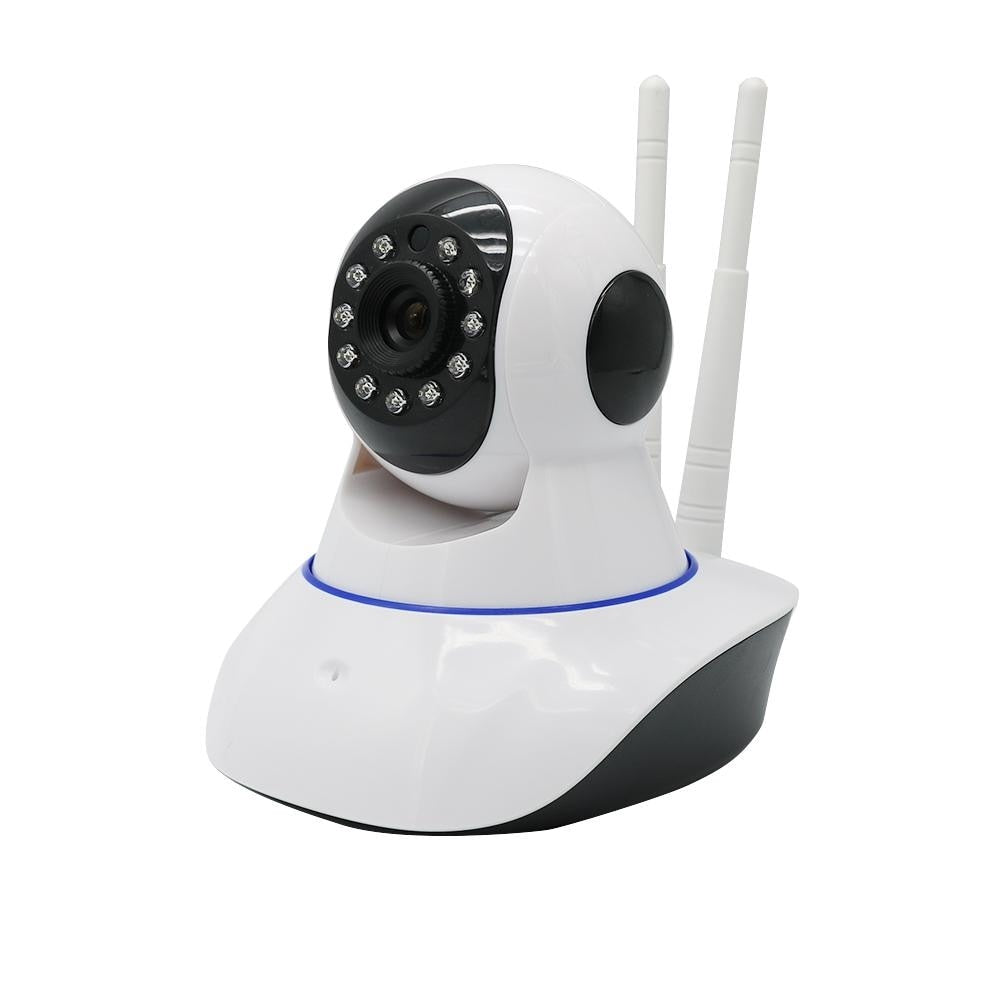 Camera supraveghere Video 3D HD Wifi, MEILAN, viziune nocturna, audio pe 2 cai, anti-zgomot, detectare de miscare，Alb