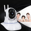 Camera supraveghere Video 3D HD Wifi, MEILAN, viziune nocturna, audio pe 2 cai, anti-zgomot, detectare de miscare，Alb