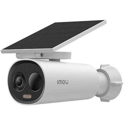 Camera supraveghere wireless IP WiFi 3MP, lentila 2.8mm, PIR, acumulator 5000mAh, IR + lumina alba 1