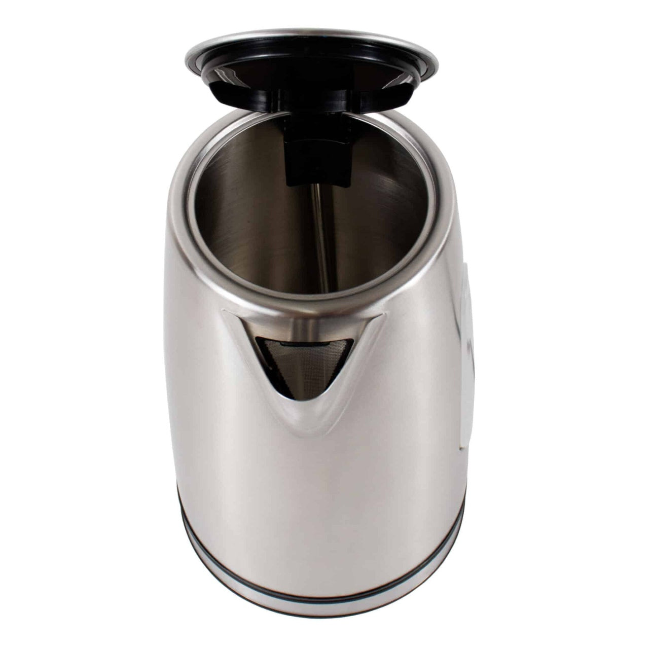 Cana electrica inox 1.7L, putere 2200W, fierbator apa cu protectie si indicator nivel