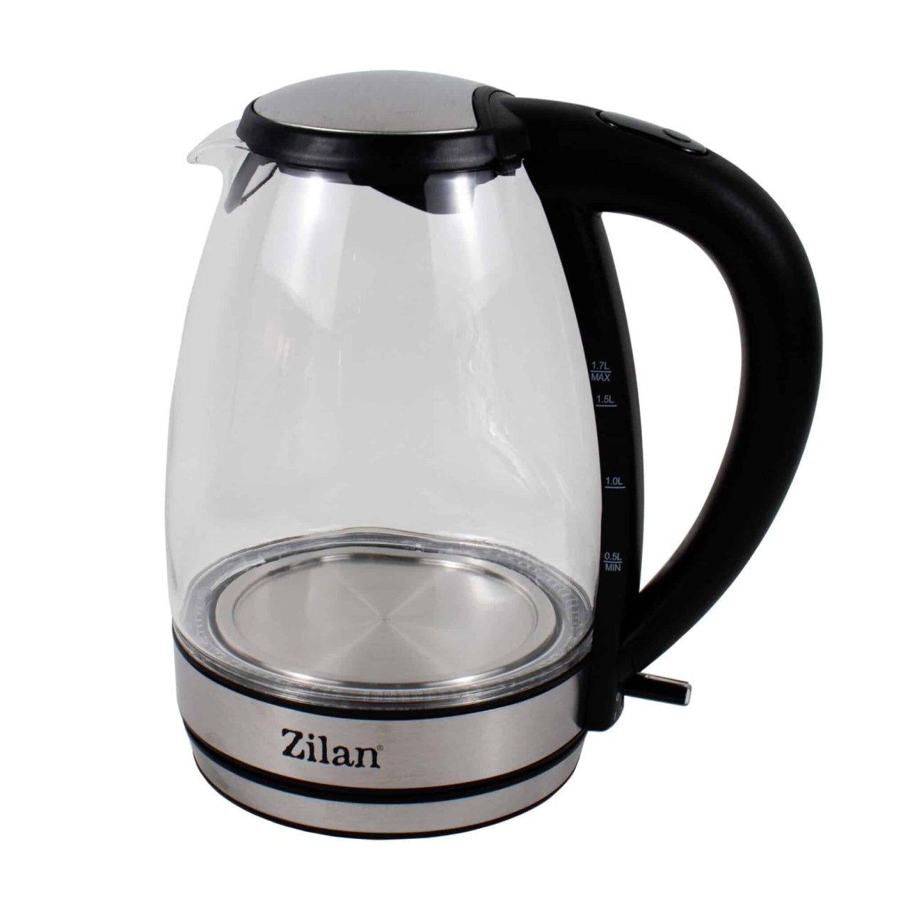 Cana fierbator electrica 1.7L, 2200W, leduri colorate, capac de siguranta