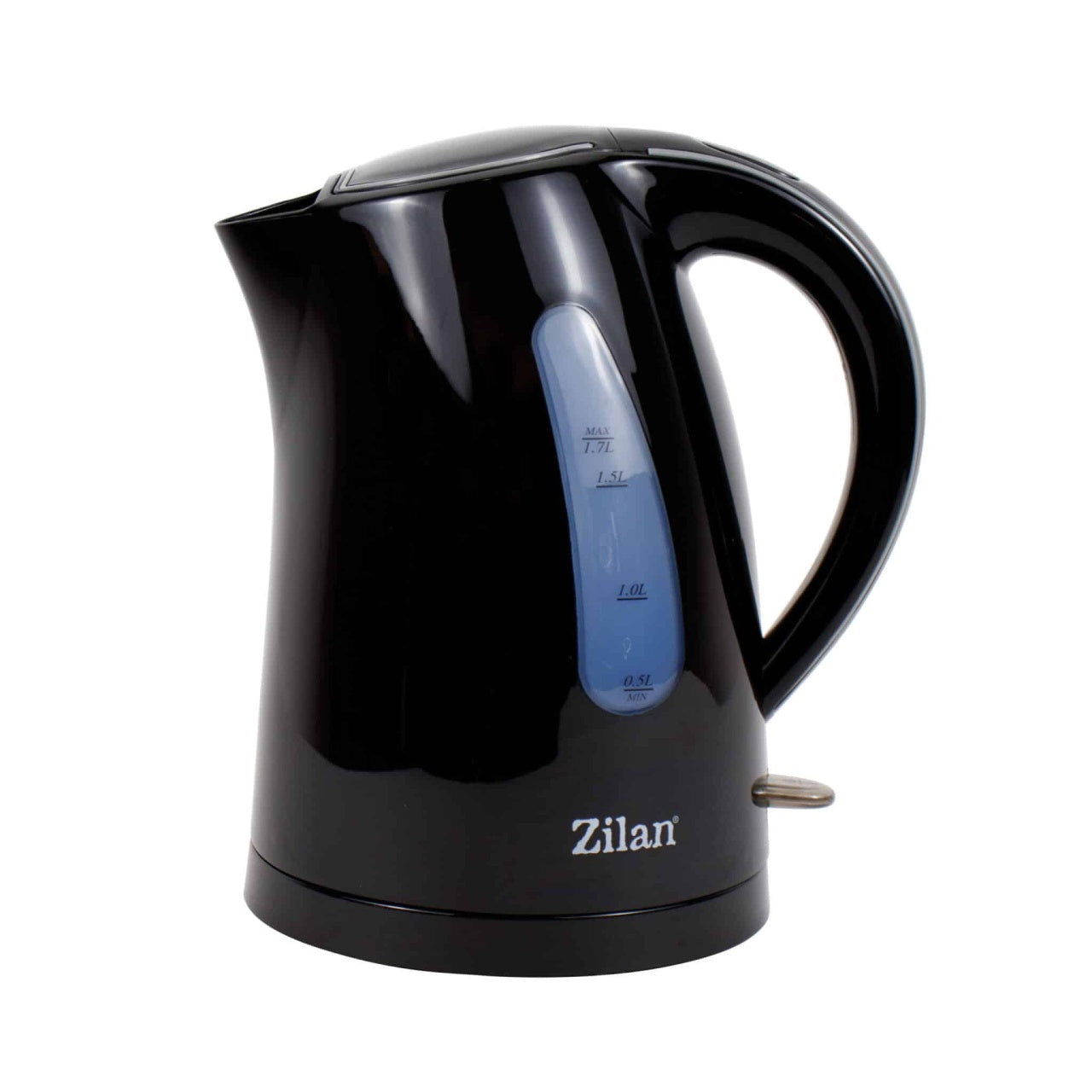 Cana fierbator electrica 1.7L, 2200W, negru, cu element incalzire otel inoxidabil ascuns
