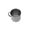 Cana inox 500ml, diametru 10cm, inaltime 9cm