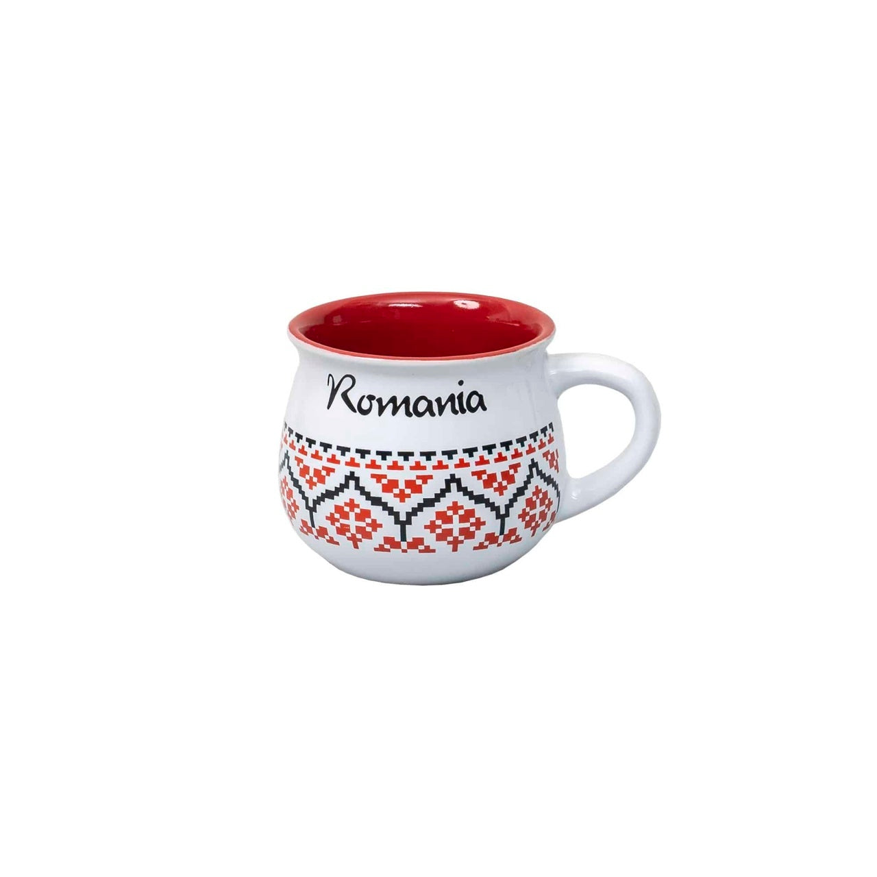 Cana pentru cafea cu inscriptie Romania, capacitate 200ml