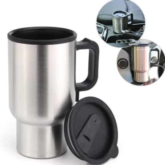 Cana termos FOXMAG24, pentru masina, cu adaptor la bricheta, 400 ml
