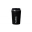 Cana termos pentru cafea, 380ml, interior inox, negru, pereti dublii
