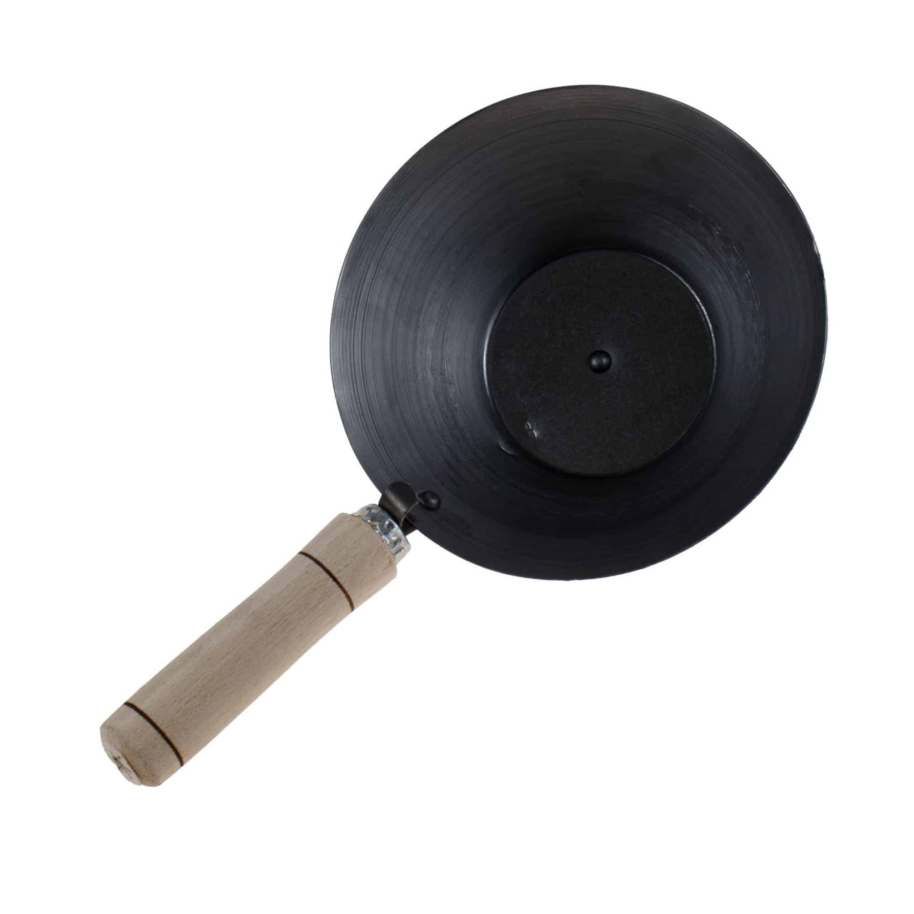 Cancioc zidar zincat cu maner de lemn, diametru cupa 185mm