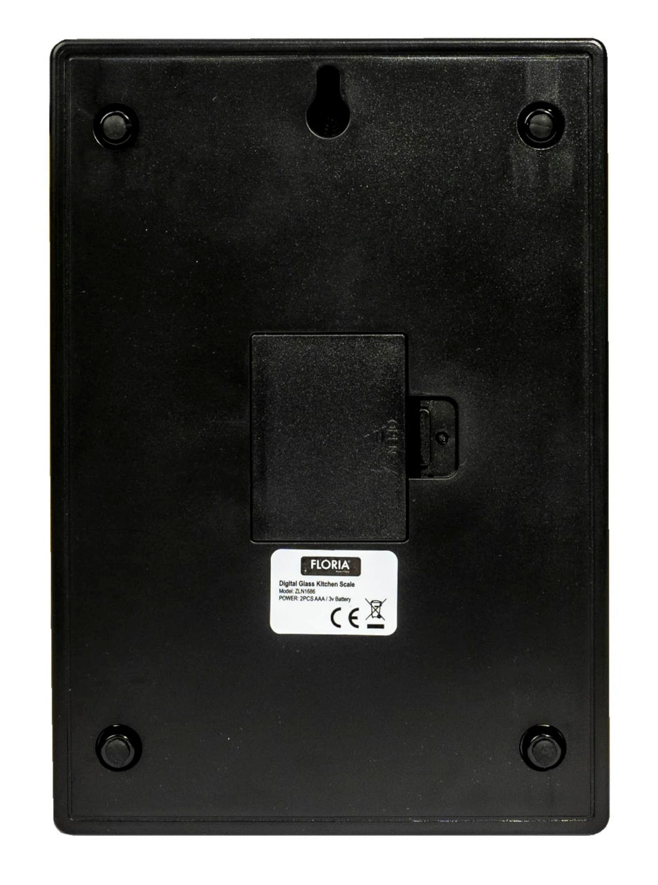 Cantar bucatarie digital din sticla, capacitate 5kg, culoare rosie