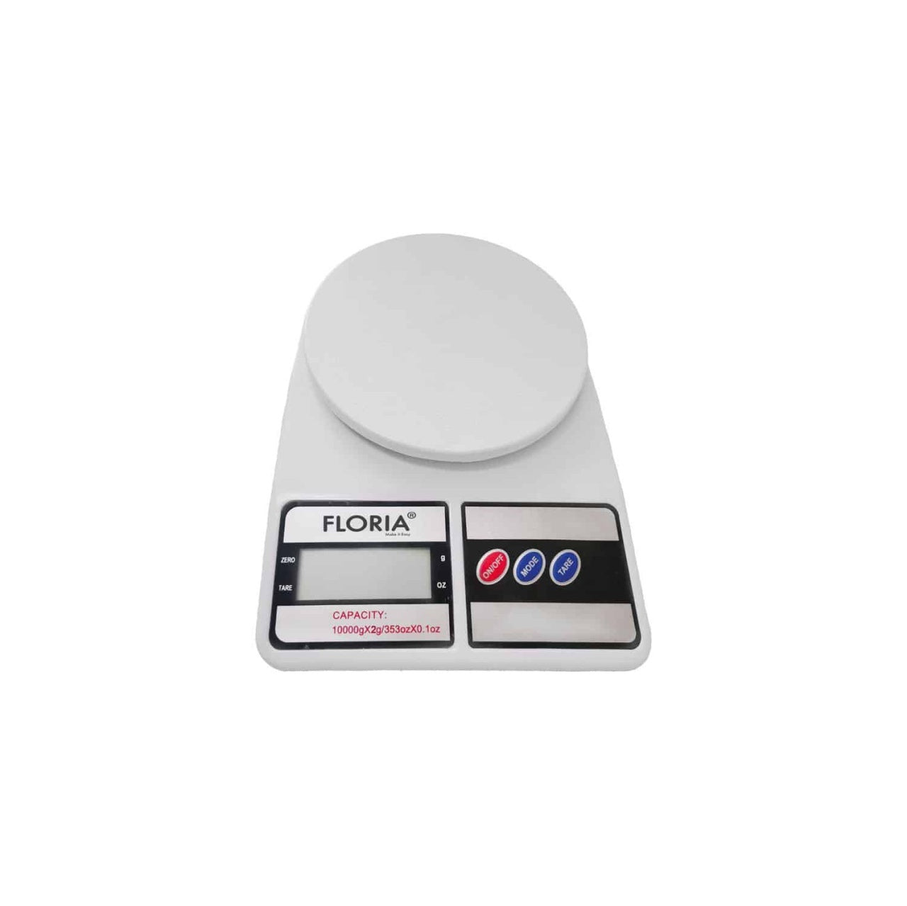 Cantar de bucatarie digital, capacitate 10kg, culoare alba