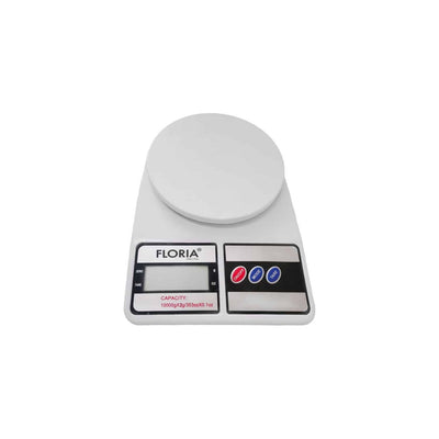 Cantar de bucatarie digital, capacitate 10kg, culoare alba