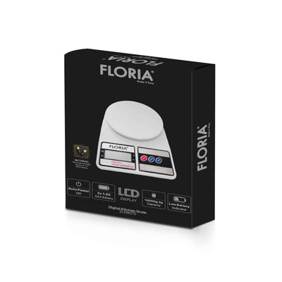 Cantar de bucatarie digital, capacitate 10kg, culoare alba