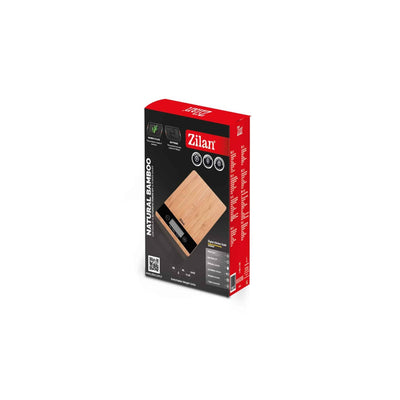 Cantar de bucatarie digital cu suprafata lemn, capacitate 5kg, precizie 1g
