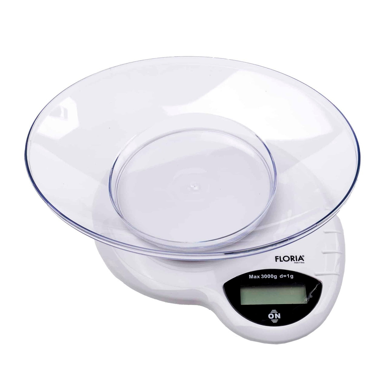 Cantar de bucatarie electronic, alb, capacitate 3kg, precizie 1g