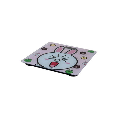 Cantar digital de baie pentru copii, capacitate 180kg, afisaj LCD, 26x26cm