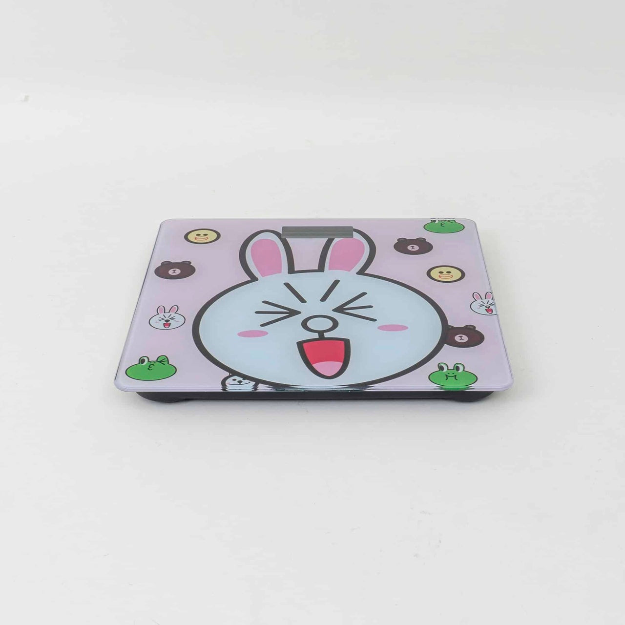 Cantar digital de baie pentru copii, capacitate 180kg, afisaj LCD, 26x26cm