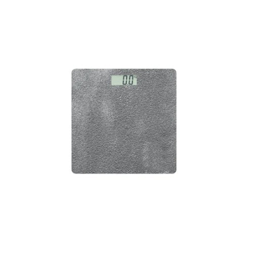 Cantar electronic corporal, capacitate maxima 150 kg, ecran LCD, oprire automata, platforma din sticla securizata tratata termic, gri
