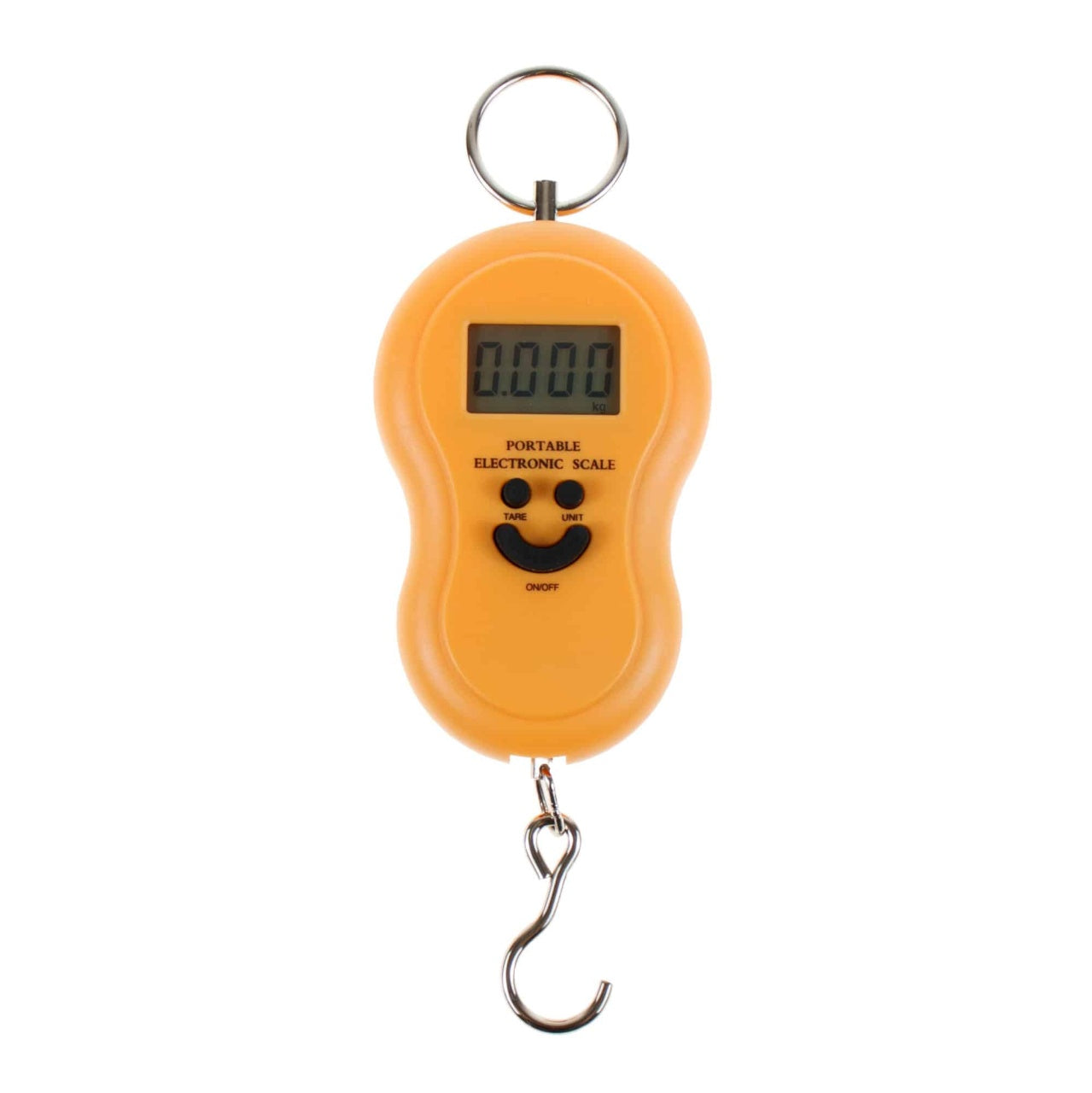 Cantar electronic de mana cu carlig, capacitate 50 kg, ecran LCD luminat