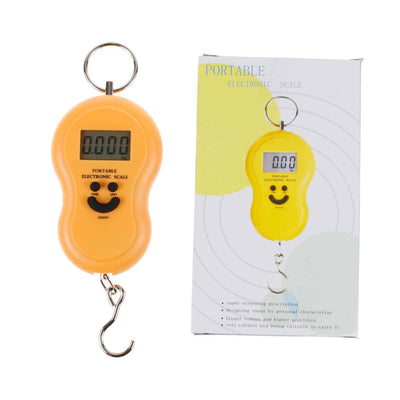 Cantar electronic de mana cu carlig, capacitate 50 kg, ecran LCD luminat