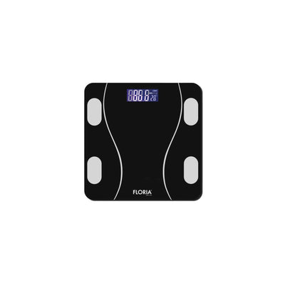 Cantar electronic de persoane, capacitate 180kg, sticla, negru, display LED