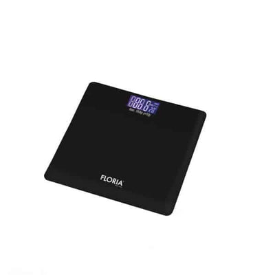 Cantar electronic de persoane, capacitate 3-180 kg, sticla securizata, negru