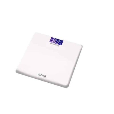 Cantar electronic de persoane din sticla, capacitate 180 kg, afisaj LED, alb