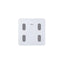 Cantar electronic de persoane din sticla, capacitate 180 kg, alb, display LED