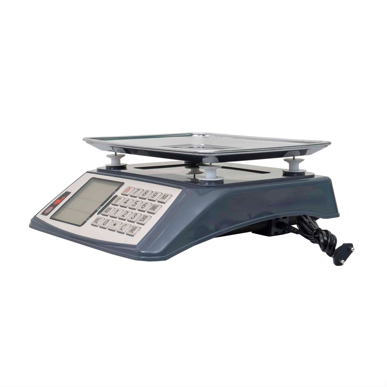 Cantar electronic digital cu acumulator, capacitate 40 kg, platforma 33x34 cm