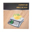Cantar electronic digital cu acumulator, capacitate 40 kg, platforma 33x34 cm