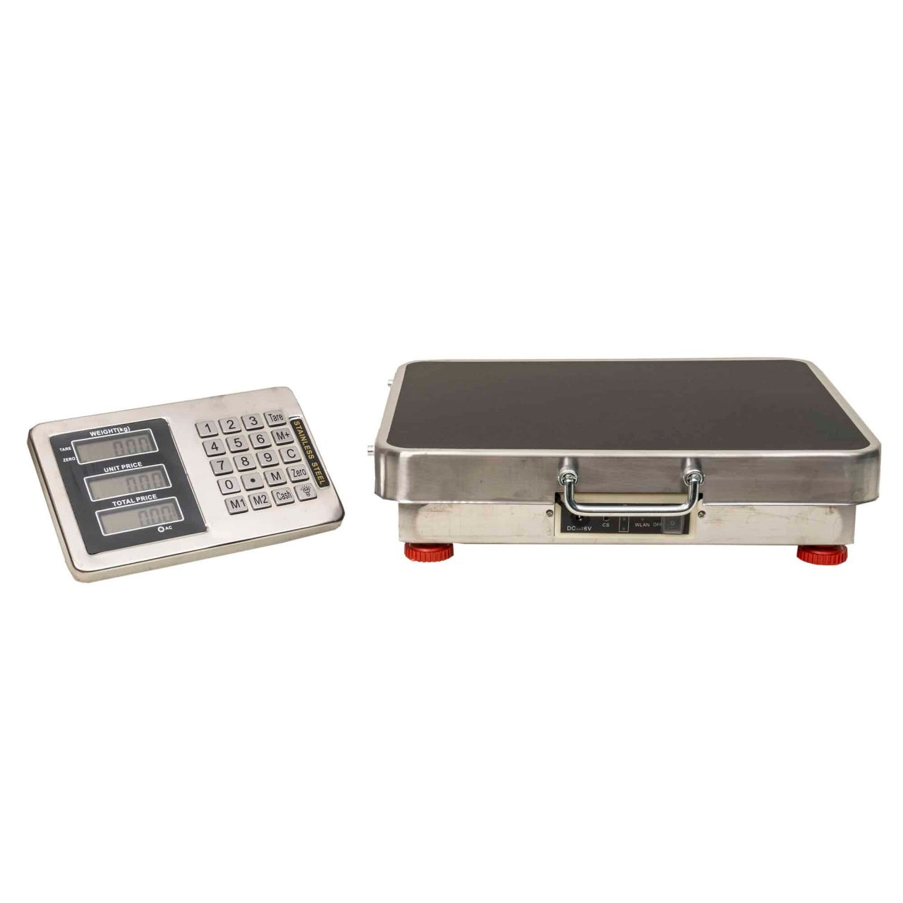 Cantar electronic fara fir cu platforma 32x42 cm, Wi-Fi, capacitate 200 kg, inox