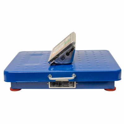 Cantar electronic fara fir cu platforma 41x51 cm si capacitate 300 kg, albastru