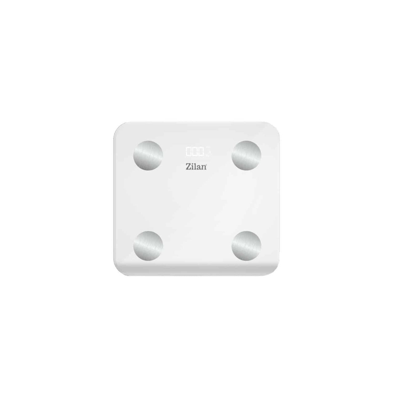Cantar electronic persoane sticla, capacitate 180kg, afisaj LED, alb