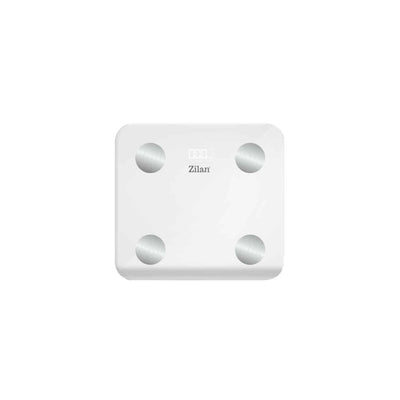 Cantar electronic persoane sticla, capacitate 180kg, afisaj LED, alb