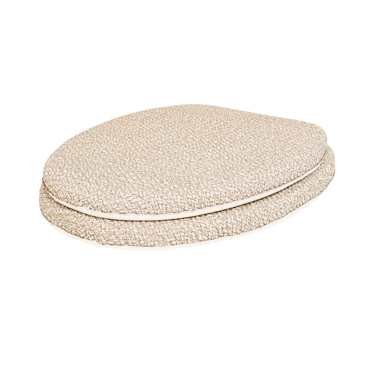 Capac WC clasic cu burete din spuma, model imprimat, 34x40x6 cm