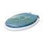 Capac WC cu burete alb, latime 340 mm, sistem inchidere standard