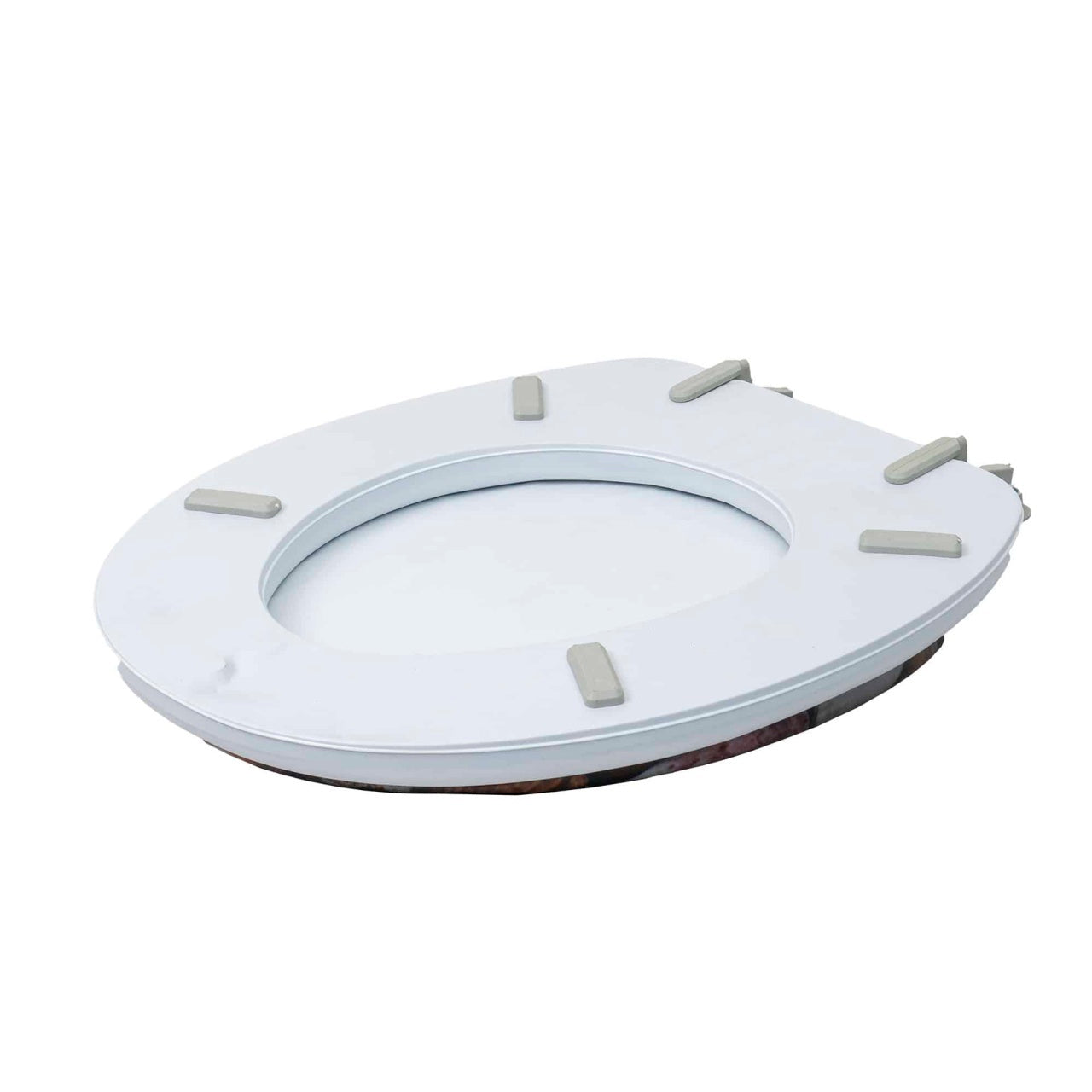 Capac WC cu burete alb, latime 340 mm, sistem inchidere standard