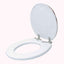 Capac WC cu burete alb, latime 340 mm, sistem inchidere standard