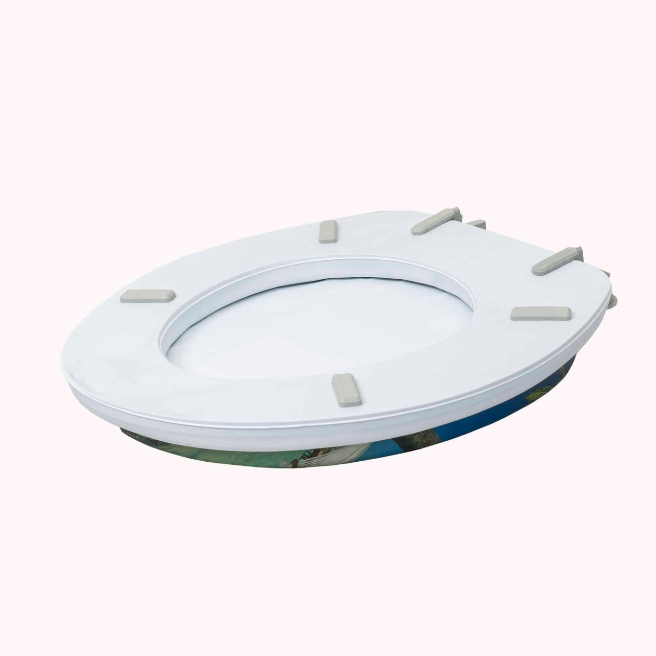 Capac WC cu burete alb, latime 340 mm, sistem inchidere standard