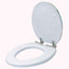 Capac WC cu burete alb, latime 340 mm, sistem inchidere standard